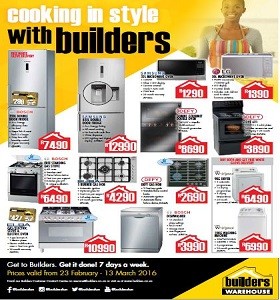 Builders Warehouse Appliances Catalogue February 23 - March 13, 2016. Defy Stove