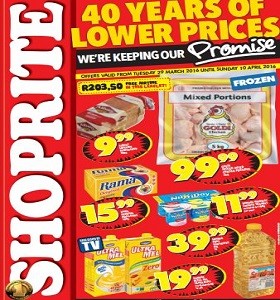 ShopRite Weekly Catalogue 29 March - 10 April 2016. Goldi Frozen Mixed Chicken Portions