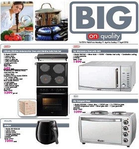 Makro Small Appliances Catalogue 11 April - 17 April 2016. Defy 34L Microwave Oven