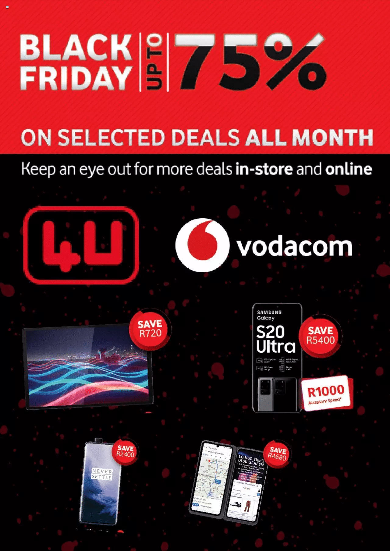 Vodacom Black Friday Deals & Specials 2021 - What Phones Deals For Black Friday